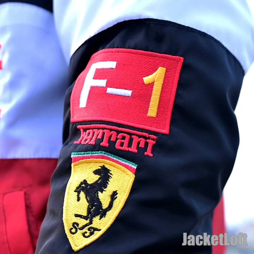 Embroidered Formula 1 Ferrari Jacket By JacketLoft