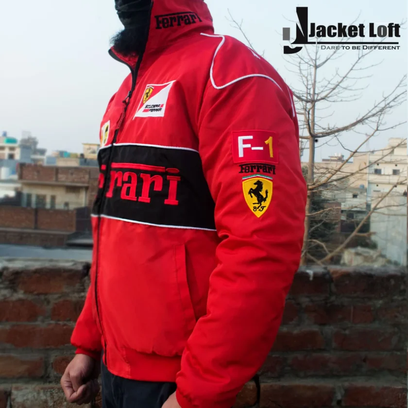 ferrari Red vintage winter Jacket
