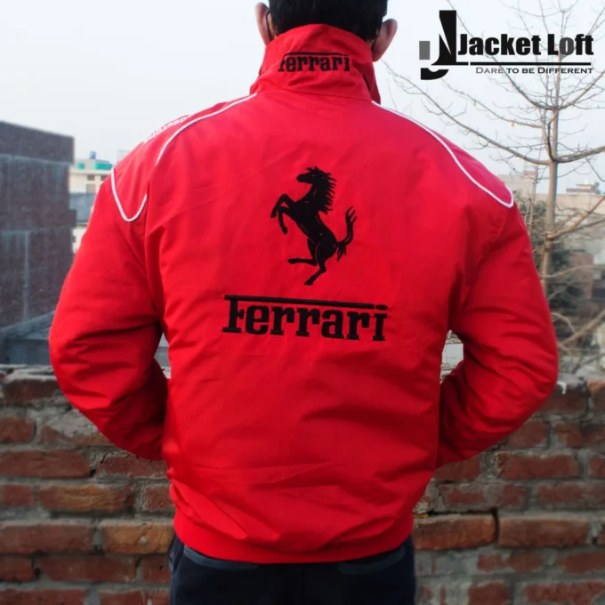 ferrari Red vintage winter Jacket