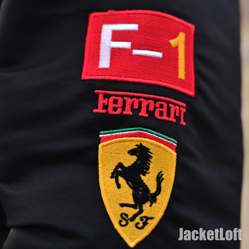 Embroidered Formula 1 Ferrari bomber F1 logo Jacket by JacketLoft