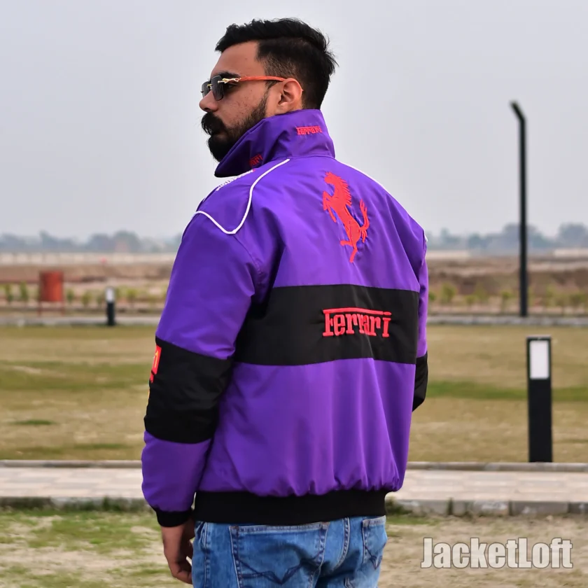 Formula 1 Ferrari Jackets Embroidery Vintage - Image 2